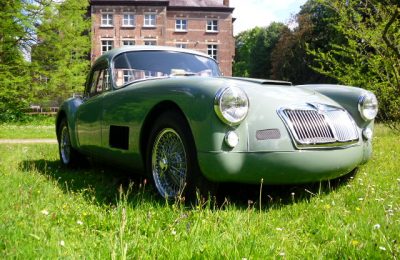 MGA coupe 1500cc RACER-look 1958 totale restauratie, in nieuwstaat.